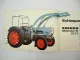 Eicher Mammut 74 Typ 3353 Traktor mit 55 PS Prospekt 1973