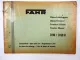 Ersatzteilliste Fahr D90 D90H Dieselschlepper Ersatzteilkatalog 1957 Spare parts List