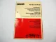 Fahr KH 40 40D Kreiselheuer Ersatzteilliste Parts List Pieces de Rechange 1974