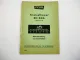 Fahr KH2 KH4 KH6 Kreiselheuer Betriebsanleitung Ersatzteilliste 1964