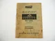 Fahr KH2 KH4 KH6 Kreiselheuer Betriebsanleitung Ersatzteilliste 1964