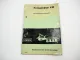 Fahr KM Kreiselmäher Betriebsanleitung Ersatzteilliste 1966