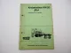 Fahr KM20 Kreiselmäher Betriebsanleitung Ersatzteilliste 1968