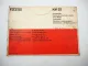Fahr KM25 Kreiselmäher Ersatzteilliste Spare Parts List 1977