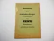 Fahr Kraftheber für D131 D132 W L Schlepper Betriebsanleitung 1961