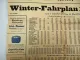 Fahrplan Eisenbahn Maintalbahn Aschaffenburg Obernburg Miltenberg Winter 1952/53