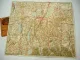 Fahrrad Karte von München u Umgebung mit Radfahrwegen 1910/20 DTC eV