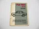 Fiat 1100 Special 103 Karosserie Ersatzteilliste Catalogo parti ricambio 10/1962