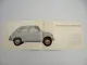 Fiat 600D PKW Motor 770 mit 25 PS Prospekt 1960er Jahre