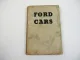 Ford Cars Maintenance and Repair Book Models from 1934, Edition 1957