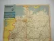 Ford Kundendienst Landkarte Deutschland 1961