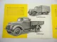 Ford Schnell Lastwagen 52 PS LKW 1,5 bis 2t Prospekt Reuters 1949