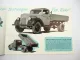 Ford Typ Ruhr 52 PS LKW Pritschenwagen Kipper 3 Tonner Prospekt 1949