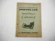 Fricke Agraria Düngerstreuer Pferdezug Betriebsanleitung Ersatzteilliste 1939