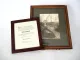 Gedenkblatt und Foto WK1 Gefreiter Marx Wiesental b. Karlsruhe 1915 R.I.R. 250