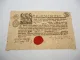 Gesellenbrief eines Gesellen aus Löbau in Berlin Preußen 1800 mit Siegel