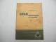Grau Druckluftbremse für Anhänger Betriebsanleitung 1950/60er Jahre