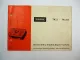 Grundig TK2 TK2E Tonbandgerät Bedienungsanleitung Operating Instructions 1963