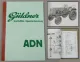 Güldner ADN Dieselschlepper Ersatzteilliste Ersatzteilkatalog 1960 Montageanweisungen