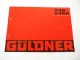 Güldner G40 G40A Dieselschlepper Traktor 38 PS Prospekt 1966