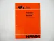 Hamm 2510 SD SSD Walze Betriebsanleitung Bedienungsanleitung Wartung 1993