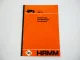 Hamm HW90 Walze Betriebsanleitung Bedienungsanleitung Wartung 1980