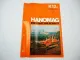 Hanomag K12c Planierraupe 120 PS Prospekt mit technischen Daten 1970er Jahre