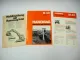 Hanomag M40 Mobilbagger + Ausrüstungen 2x Prospekt 1970er Jahre