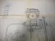 Hanomag Schlepper Luftpresser Kompressor techn. Zeichnung 1967