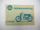 Hercules K50 Sprint Motorrad mit Sachs Motor 50S Betriebsanleitung Wartung