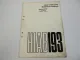 Hiab 193 Ladekran Ersatzteilliste Parts Book 1969