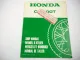 Honda CM200T Werkstatthandbuch Shop Manual Manual de Taller Nachtrag 1981