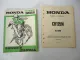 Honda CR125M Elsinore K2 Motocross Owners Manual Parts Catalog 1973