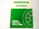 Honda Transalp XL600V M Werkstatthandbuch Reparaturhandbuch Ergänzung 1990