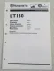 Husqvarna LT130 Lawn and Garden Tractor Spare Parts List Catalog 12/1998
