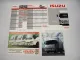 Isuzu N Serie LKW Truck 3x Prospekt 4x Technische Daten 1990/2000er Jahre