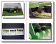 John Deere 332A Ballenpresse an JD 1140 Prospekt 1985