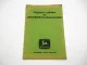 John Deere 410 510 Rundballen Presse Leitfaden Schulungshandbuch