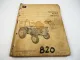 John Deere 820 Traktor Ersatzteilliste Parts Catalog 1971 Teilekatalog