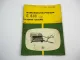 John Deere C410 Ramasseuse Presse Livret Utilisation Entretien Betriebsanleitung