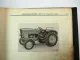 John Deere Lanz 500 Schlepper Ersatzteilliste Ersatzteilkatalog 1965