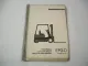 Jungheinrich EFG-D A500 1,0 - 1,6t Gabelstapler Ersatzteilliste Parts List 1988