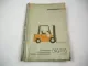 Jungheinrich Yale DFG TFG 2,0 2,5 3,0 Gabelstapler Ersatzteilliste Parts List