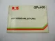 Kawasaki GPZ 400 ZX400 A3 Betriebsanleitung 1984 Bedienung Schaltplan fehlt