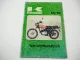 Kawasaki KM100 Werkstatthandbuch Reparaturanleitung 1978
