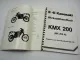 Kawasaki KMX 125 A1 B1 ab 1986 Werkstatthandbuch Reparaturanleitung KMX 200 A2