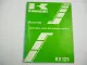 Kawasaki KX 125 E1 Betriebsanleitung Bedienung Service Wartung Zerlegen 1985