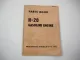 Komatsu H20 H-20 Gasoline Engine FG 20 25 30 10H 15H 18H Forklift Parts Book