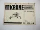 Krone KS 14.01 Duo 2 Schwader Ersatzteilliste Spare Parts List 1998