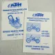 KTM 125 SX EXC EGS Fahrgestell Motor 125VC Ersatzteilliste Ersatzteilkatalog 94